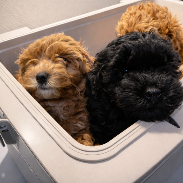 Цуценята на прийомі у ветеринара в Ірпені — Kizuna Clinic