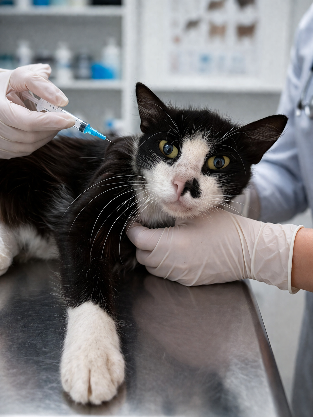 Вакцинація тварин у ветеринарній клініці Kizuna в Ірпені